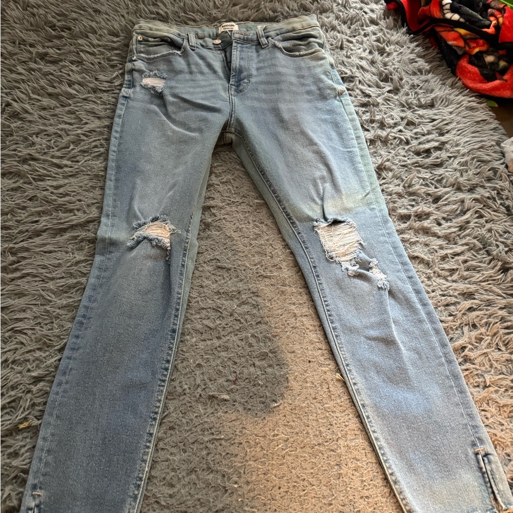 Kensie blue high rise skinny jeans size 10
